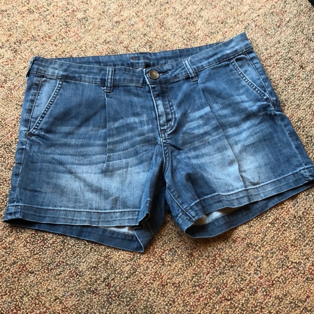 Denim shorts